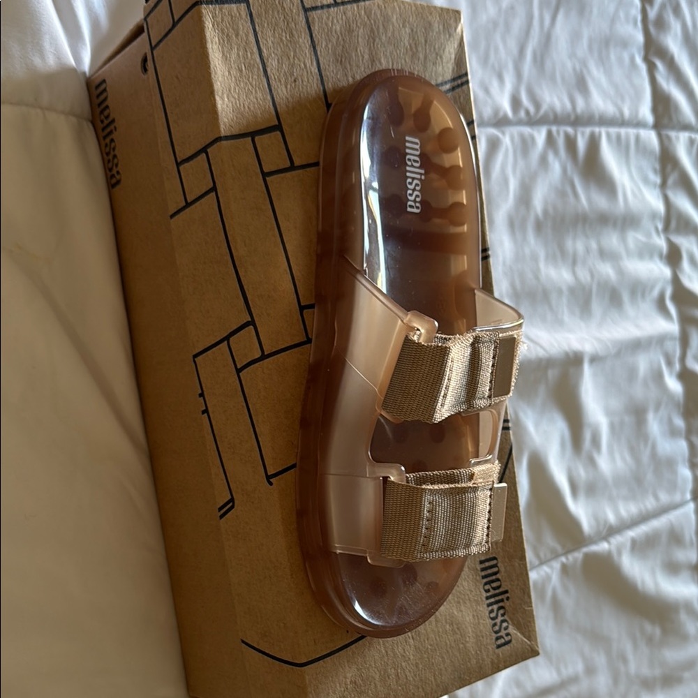 Melissa Transparent Slide Sandals